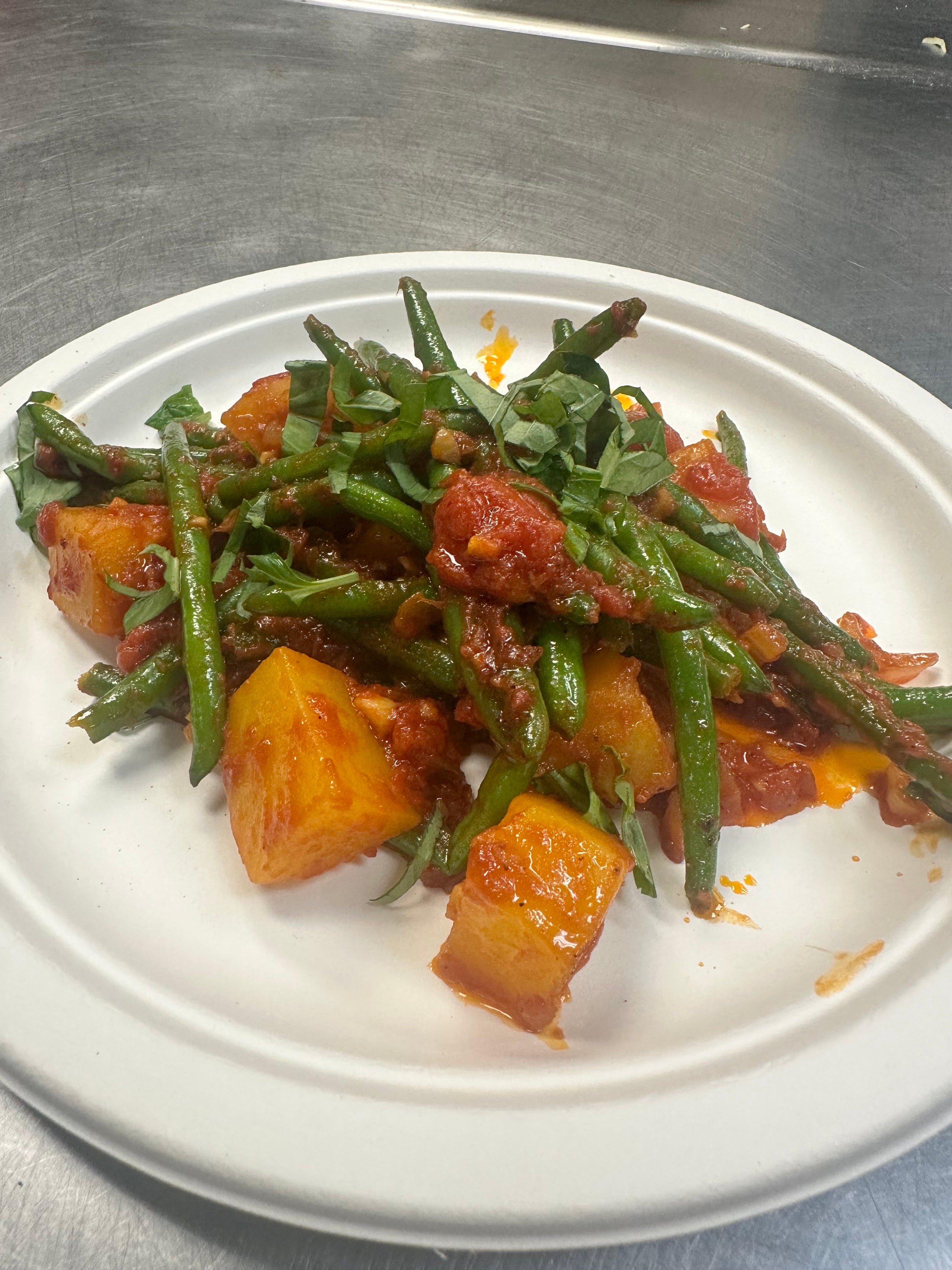 Green Beans, Potato & Tomato La Cucina Prepared Meals & Catering